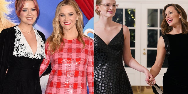 Reese Witherspoon and Jennifer Garner's daughters, Ava Phillippe and Violet Affleck, respectively, are spitting out pictures of their moms.