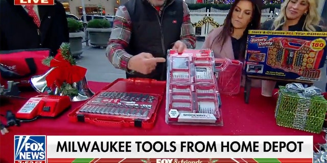 Bedell showed a kit for different drill bits to keep everything organized.