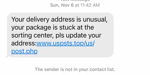 If you receive a text that mentions a package delivery, you may be likely to easily fall for a scam.