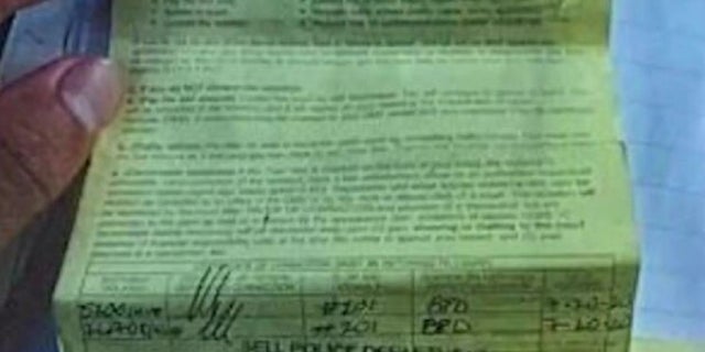 A ticket that was forged with the name of a California Highway Patrol officer. On Wednesday, California authorities revealed a large "fix-it" ticket scheme that involved the forgeries in an effort to expunge tickets on vehicles used for illegal street racing, officials aid.