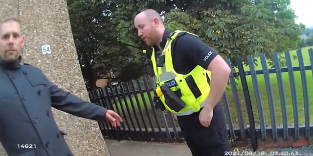 Damien Bendall tells UK officers that he stabbed himself before admitting to murders of girlfriend and three children.