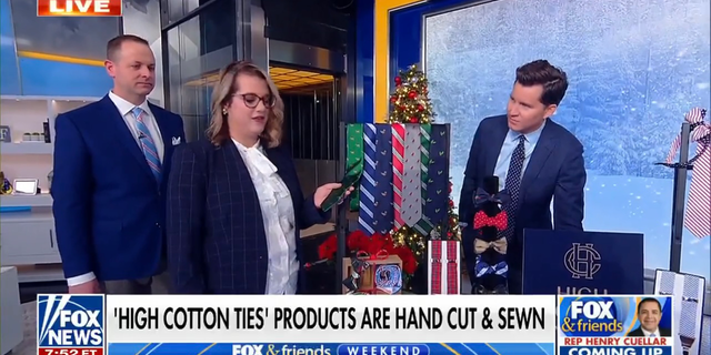 American-made businesses — including High Cotton Ties — shared their unique products on "Fox and Friends Weekend" with just days remaining to shop before Christmas this year.