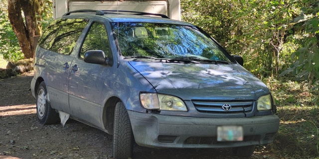 Investigators said the victim's van had been stolen from the campsite.