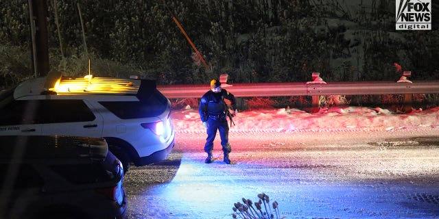 Police respond to an incident near Washington State University on Dec. 15, 2022.