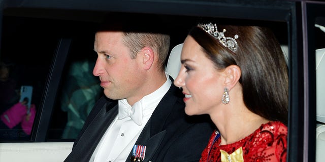 Prince WIlliam and Kate Middleton co-hosted the event with King Charles III and Camilla, the queen consort, after their trip to Boston.