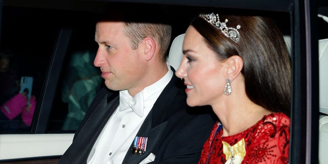 Prince WIlliam and Kate Middleton co-hosted the event with King Charles III and Camilla, the queen consort, after their trip to Boston.