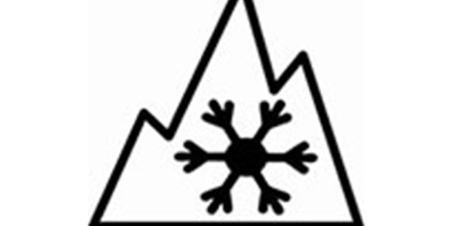 This symbol indicates a tire is rated for winter use.