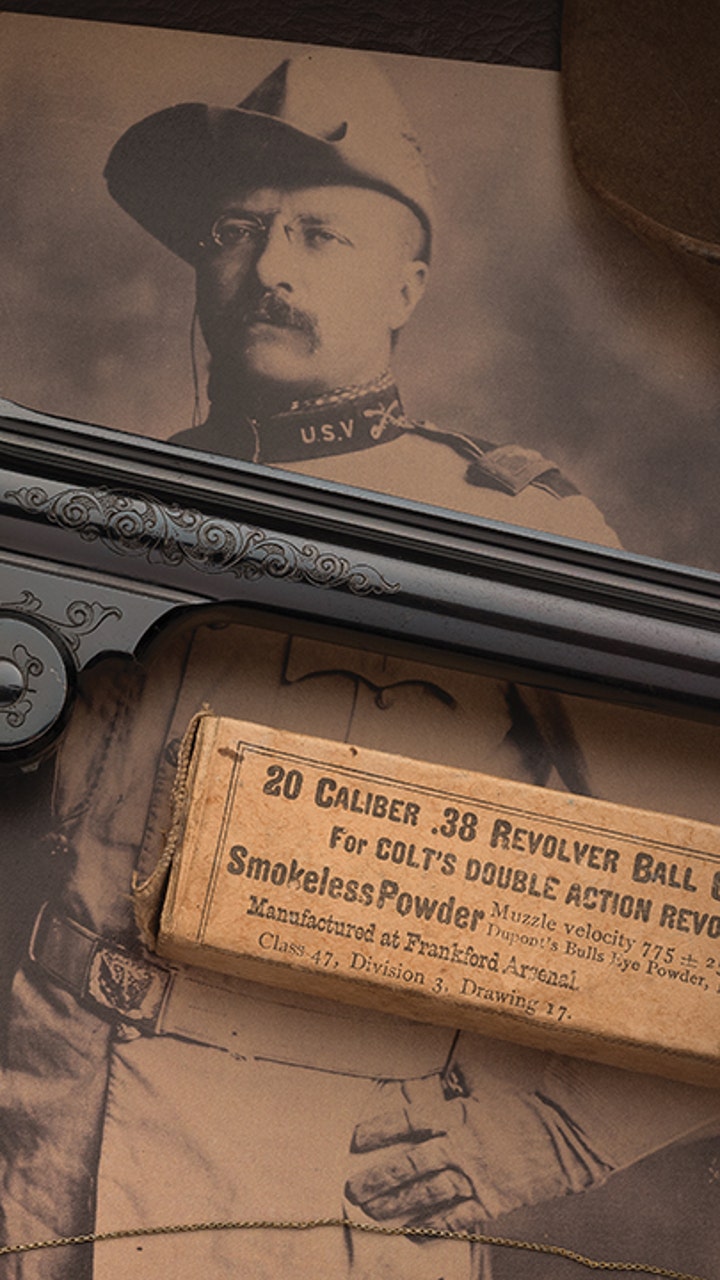モデルガン　THE　TEDDY　ROOSEVELT REVOLVER Theodore Roosevelt's Smith & Wesson revolver fetches nearly