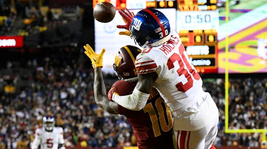 Giants-Commanders game ends with controversial no call in end zone