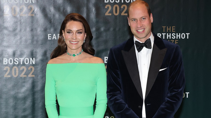 Prince William and Kate Middleton arrive at the Earthshot event in Boston