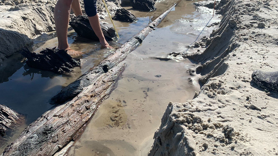 shipwreck remains