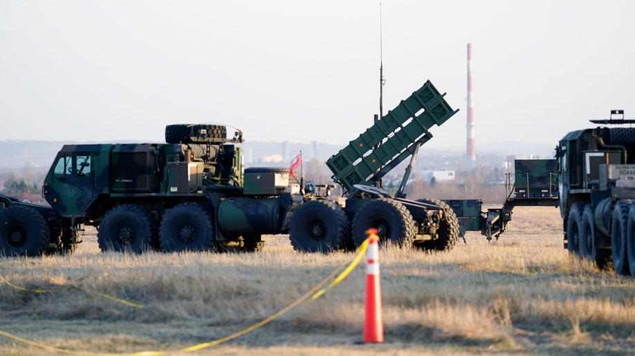 Patriot missiles at Poland airport