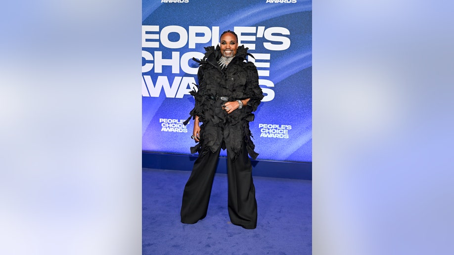 Billy Porter walks People's Choice Awards red carpet in black ensemble