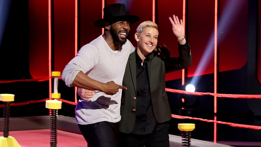 A photo of Stephen "tWitch" Boss, Ellen DeGeneres