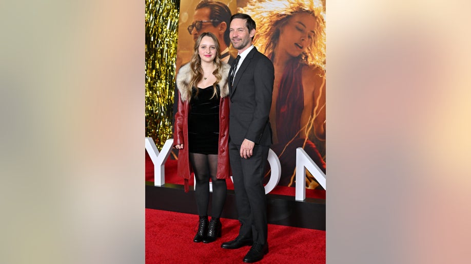 Tobey Maguire and daughter Ruby