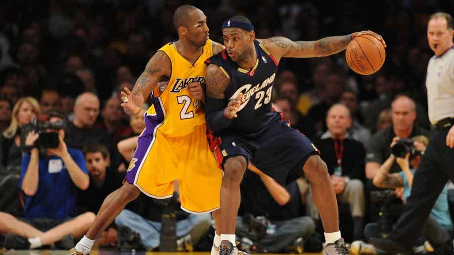 LeBron against Kobe