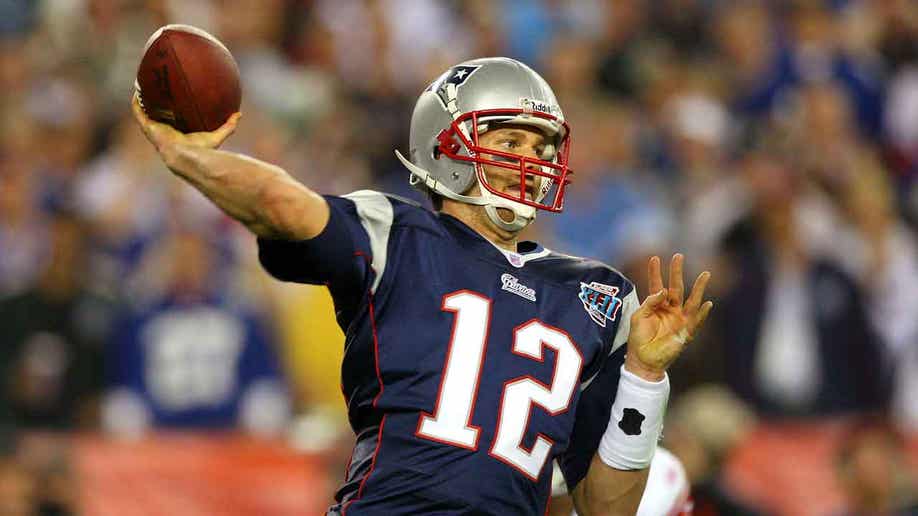 Tom Brady at Super Bowl XLII