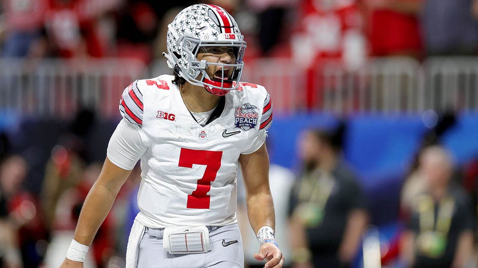 Harris✱ on X: “With the 9th pick in the 2023 NFL draft the Atlanta Falcons  selected CJ Stroud. Quarterback. Ohio State”  / X