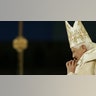 Pope Benedict praying
