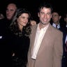 Kirstie Alley and John Travolta at movie premiere