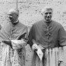 Picture dated 07 June 1977 shows the late German cardinal Joseph Ratzinger (R) at the Vatican city next to former Cardinals Benelli (2ndR), Gantin (C), Tomazek (2ndL) and Gappi (L). German Cardinal Joseph Ratzinger, who was elected 19 April 2005 to succeed Pope John Paul II, and was a close confidant of the late pontiff and fellow conservative.