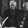 Pope John Paul II with then Cardinal Ratzinger