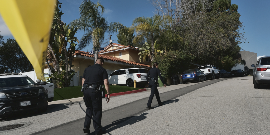 Los Angeles shooting that left 3 dead took place at 'rental party house,' neighbor says, as manhunt ongoing