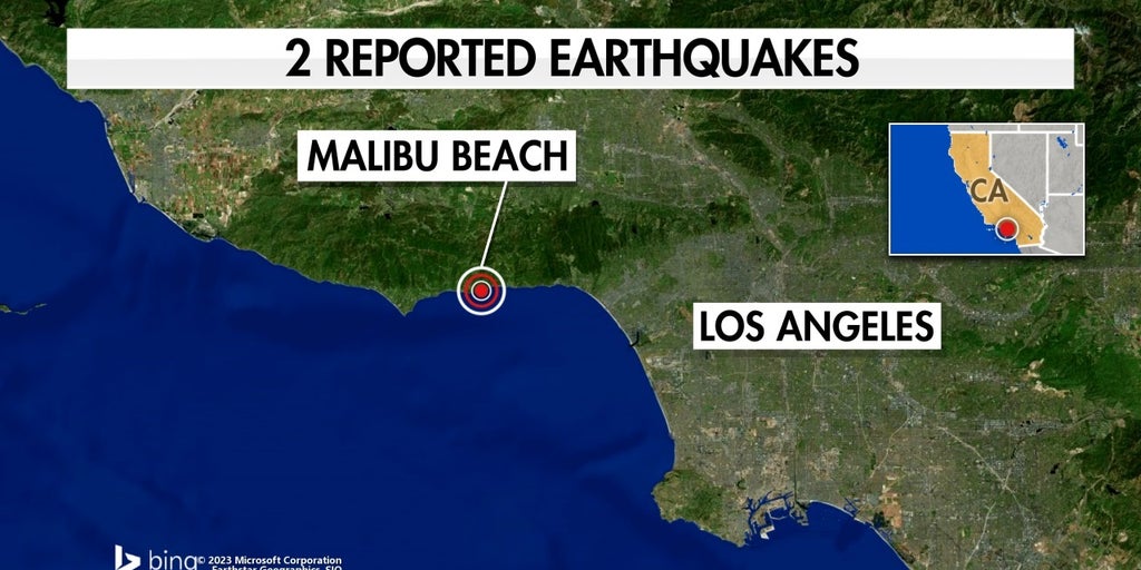 4.2 magnitude California earthquake, aftershock shake Malibu Beach area
