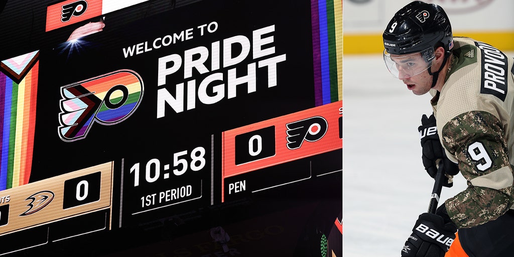 New York Post on X: Flyers' Ivan Provorov skips warmups over refusal to  wear Pride Night jersey   / X
