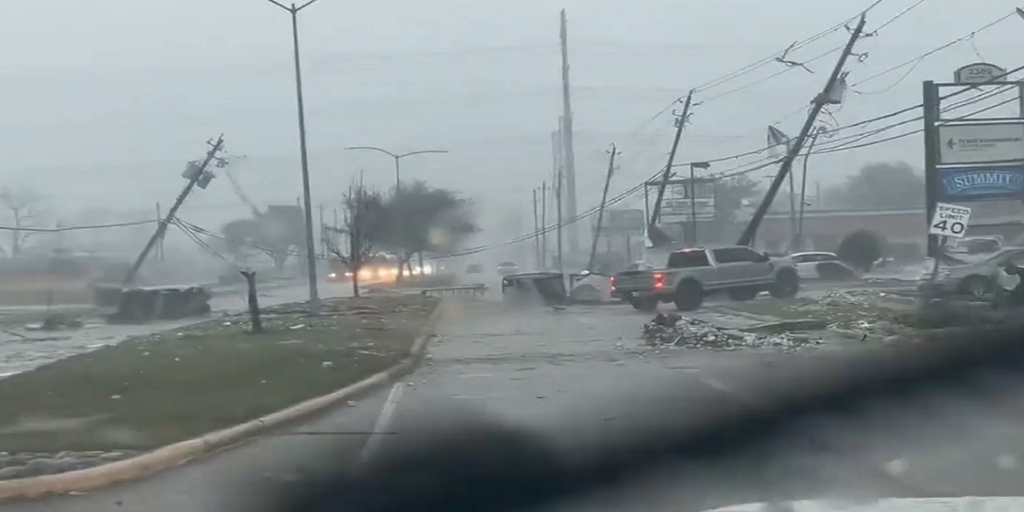 Texas tornado aftermath: Video captures scenes of devastation in Deer Park, outside Houston