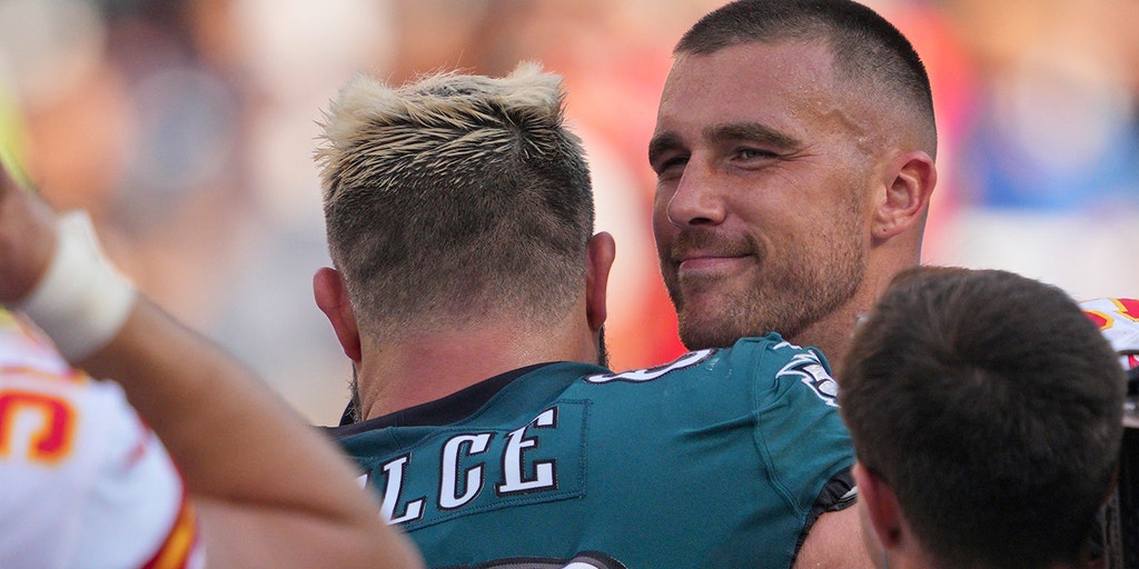 Travis, Jason Kelce make first comments on facing each other in Super Bowl