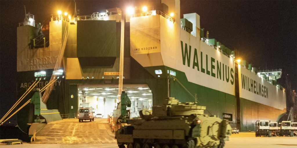 Ukraine receiving 60 Bradley fighting vehicles after fleet departs South Carolina