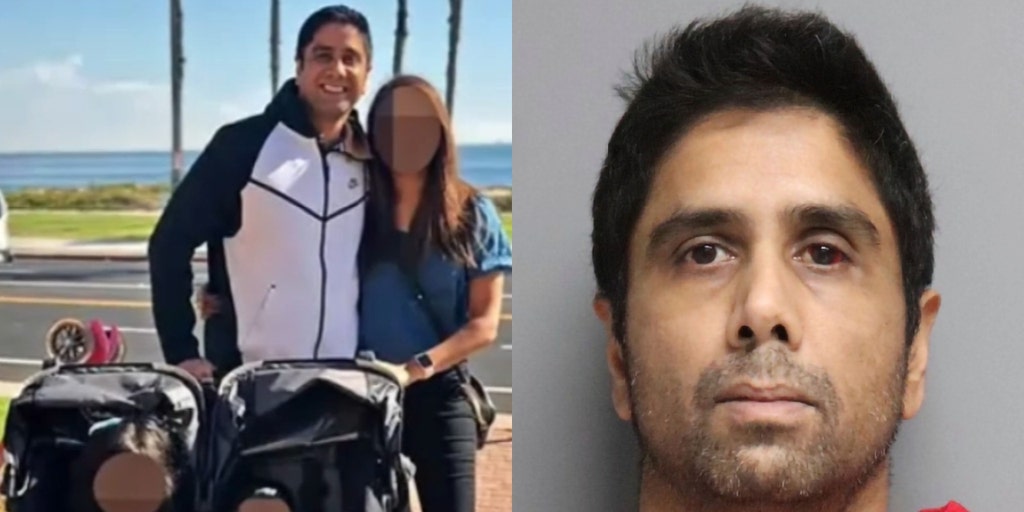 Dharmesh Patel: California doctor accused of driving family off cliff seen in new mugshot after hospital stay