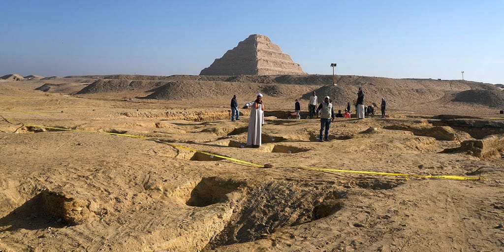 Egypt excavation unveils new ancient tombs, sarcophagus, amulets near pyramid