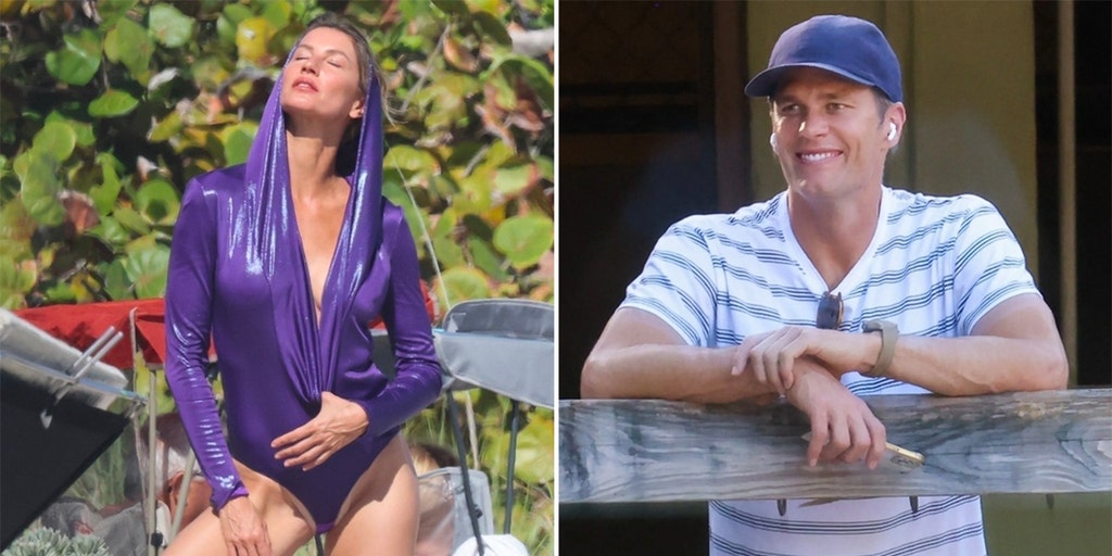 Gisele Bündchen sizzles in swimsuit for cheeky photoshoot while Tom Brady  enjoys time with their daughter