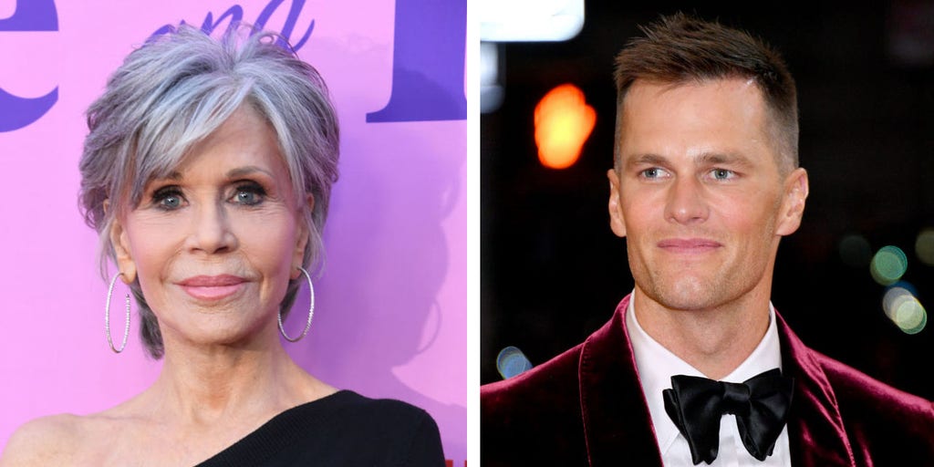 Jane Fonda says her 'knees gave way' when she met 'gorgeous' Tom Brady: 'I  had to hold onto something'