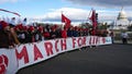 With the U.S. Capitol in the background, anti-abortion demonstrators march toward the U.S. Supreme Court during the March for Life, Friday, Jan. 20, 2023, in Washington. (AP Photo/Alex Brandon)