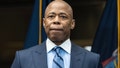 New York City Mayor Eric Adams attends a joint press briefing with New York Gov. Kathy Hochul on subway safety at Fulton Transit Center.