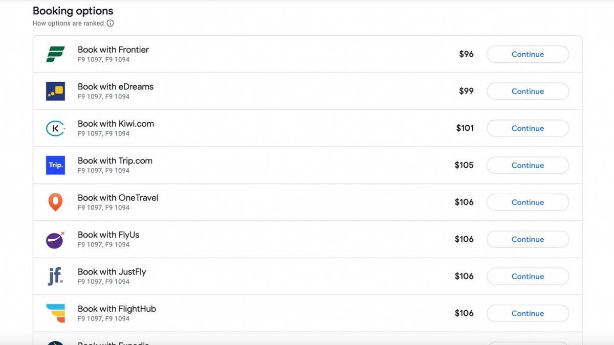 google flights travel