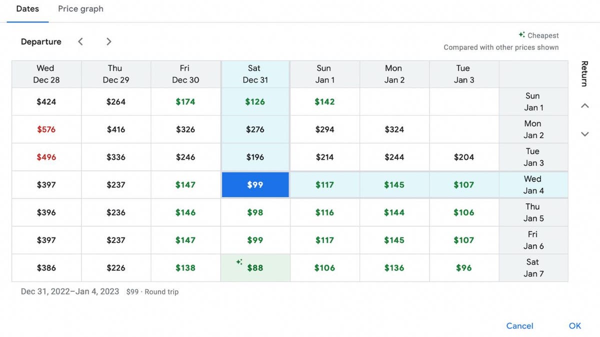 google flights travel