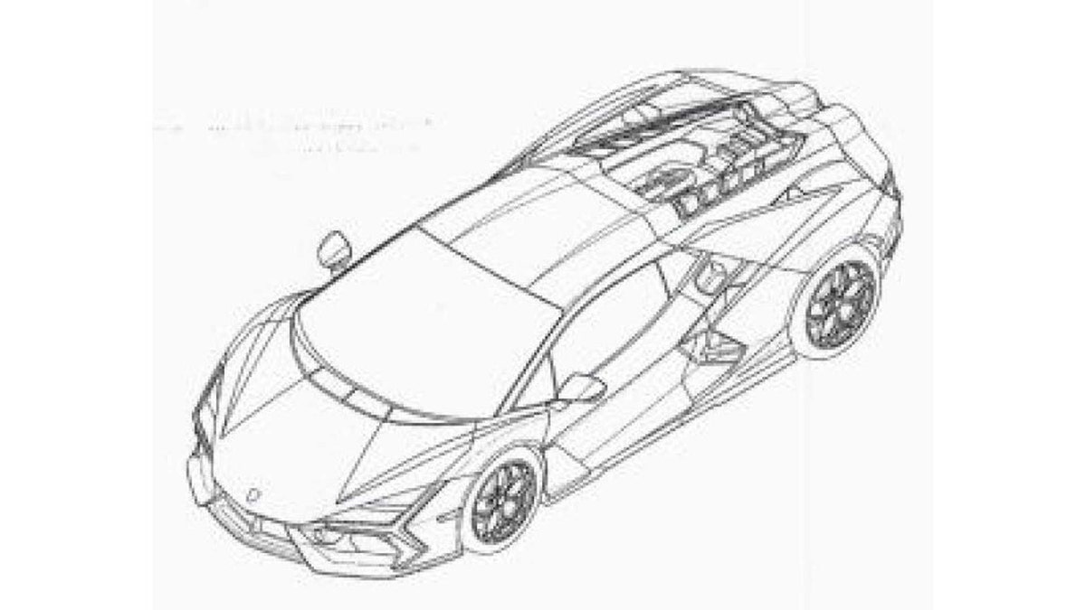 lambo sketch