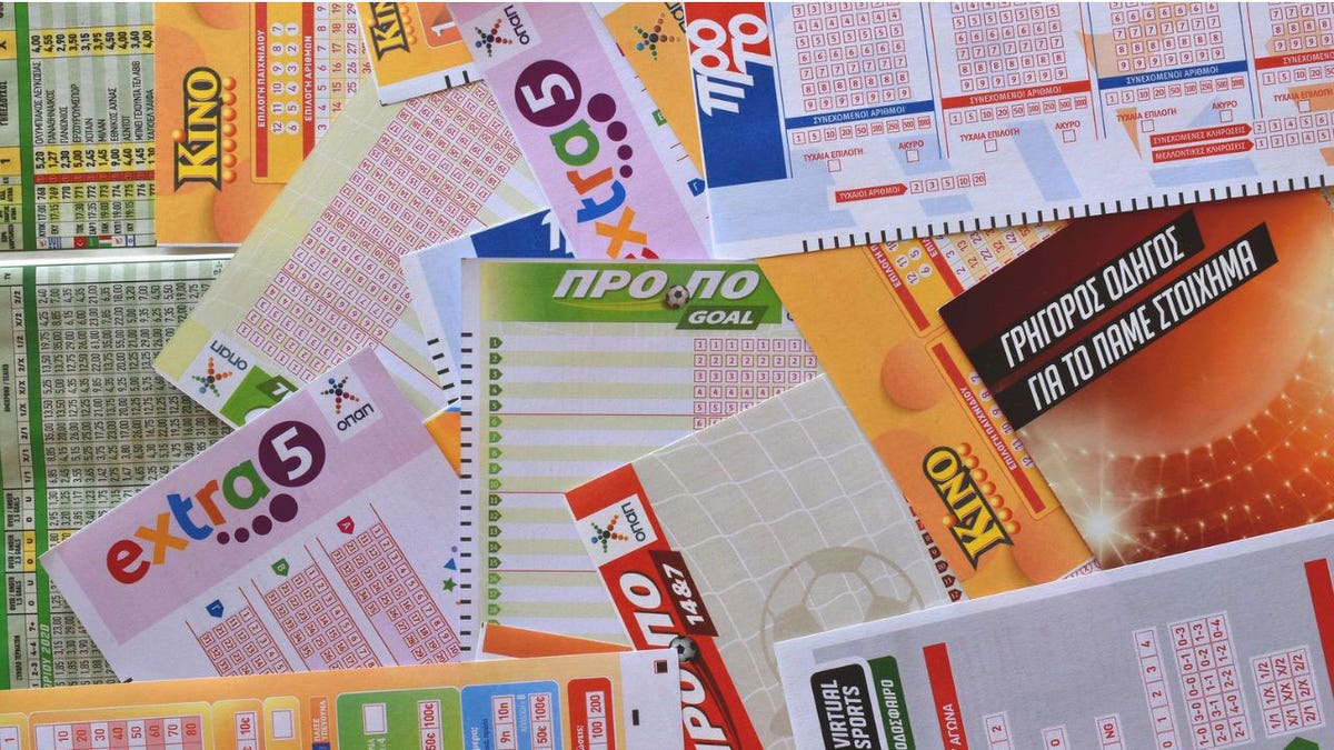 Photo of lottery tickets.