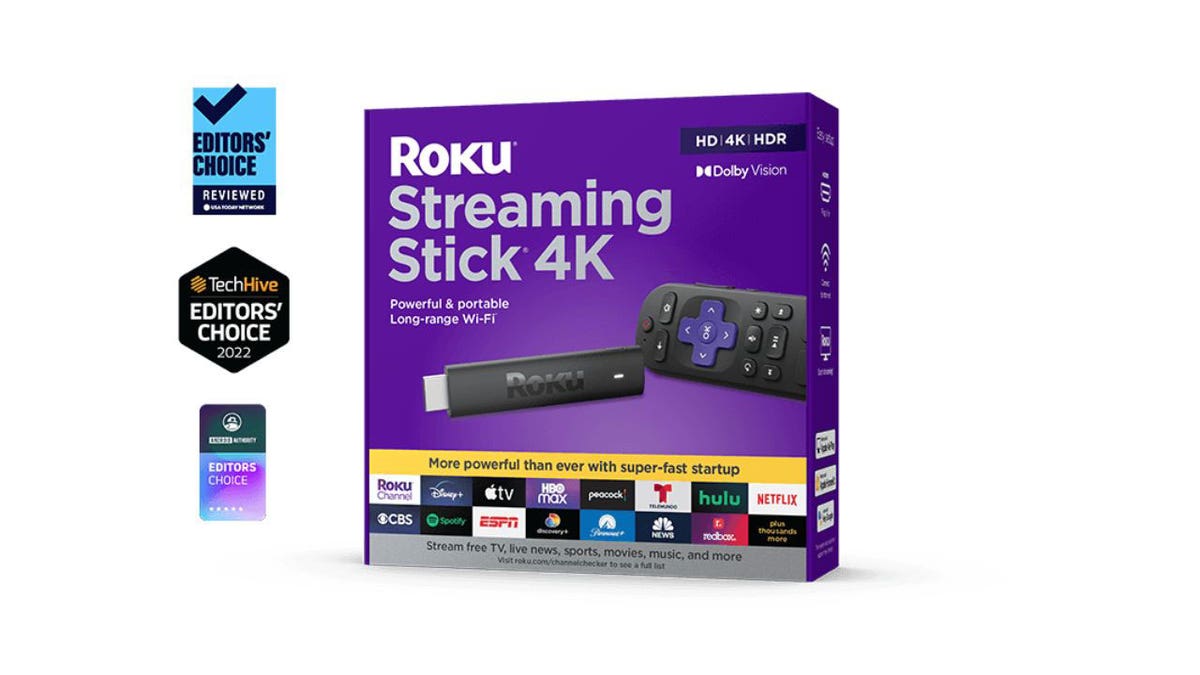 Photo of the Roku Streaming Stick box.