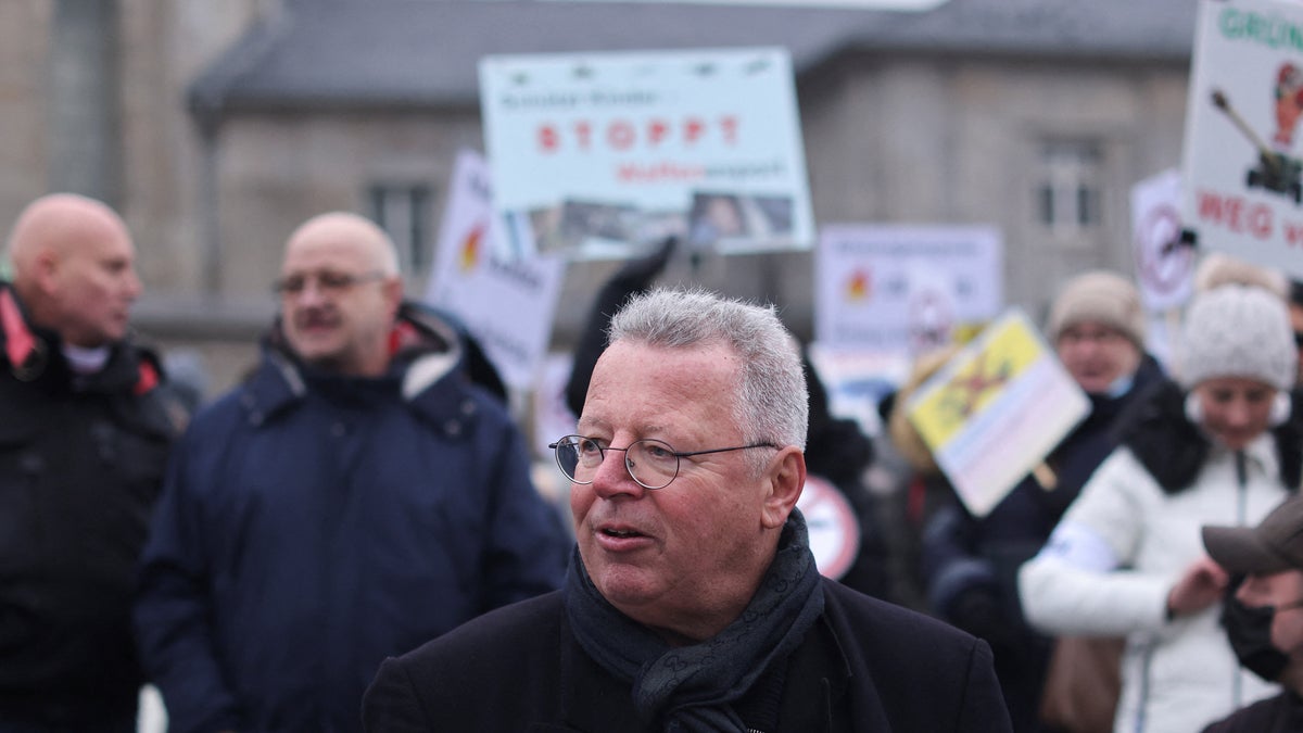 Pro-Russian protesters in Germany