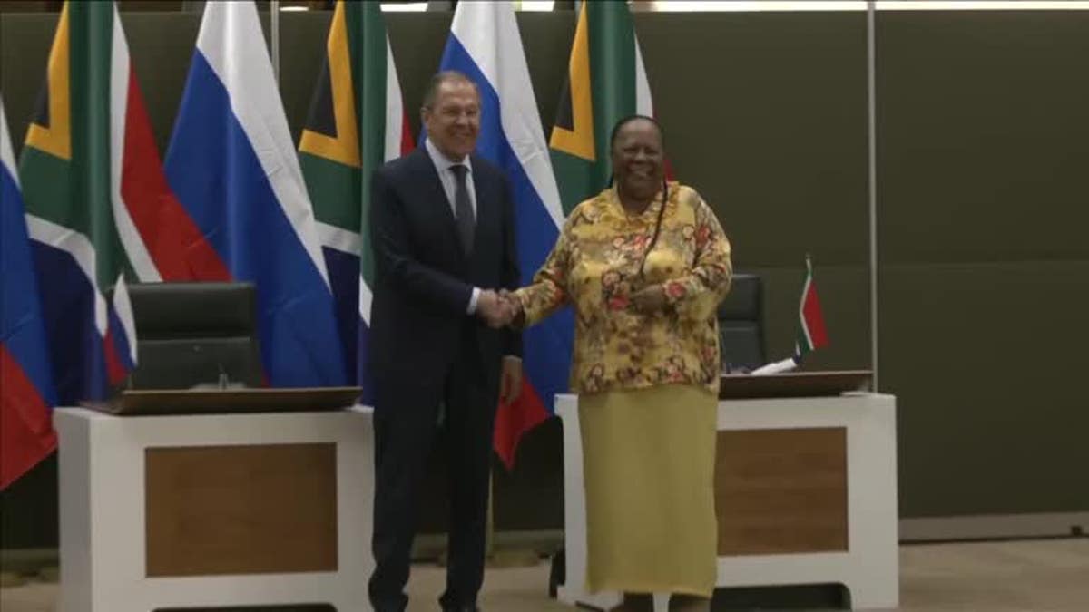 Sergei Lavrov and Naledi Pandor