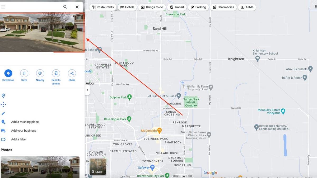 google maps home location