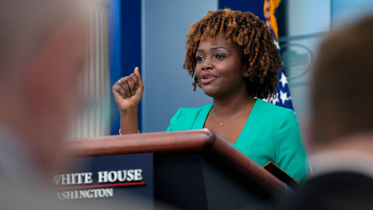 White House press secretary Karine Jean-Pierre