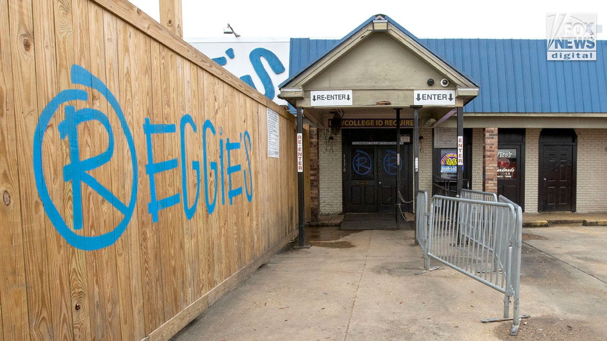 An exterior view of the outside a local bar.