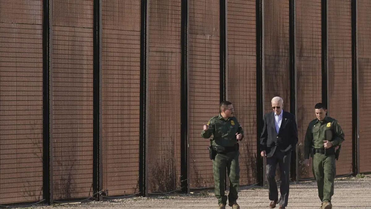 Joe Biden en la frontera