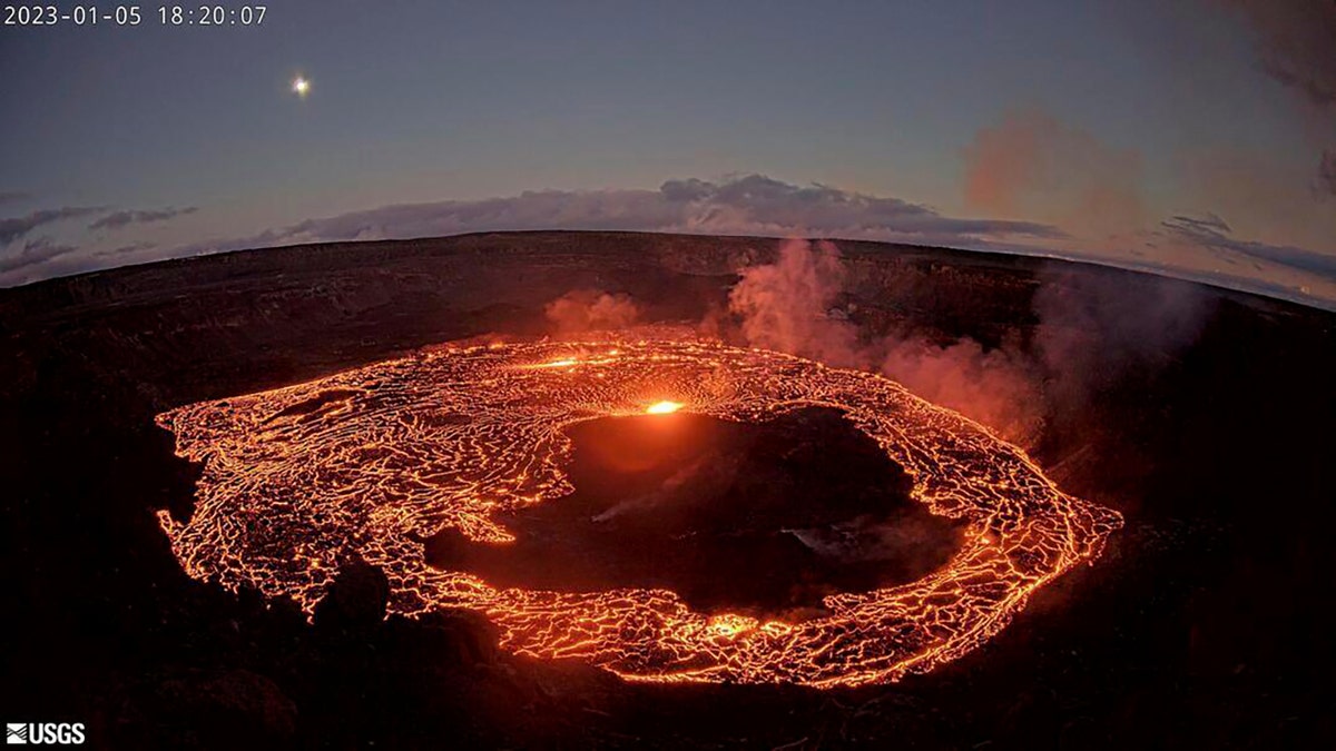 Lava from Hawaii's Kilauea volcano
